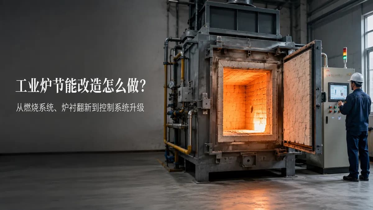 工业炉节能改造怎么做?从燃烧系统、炉衬翻新到控制系统升级