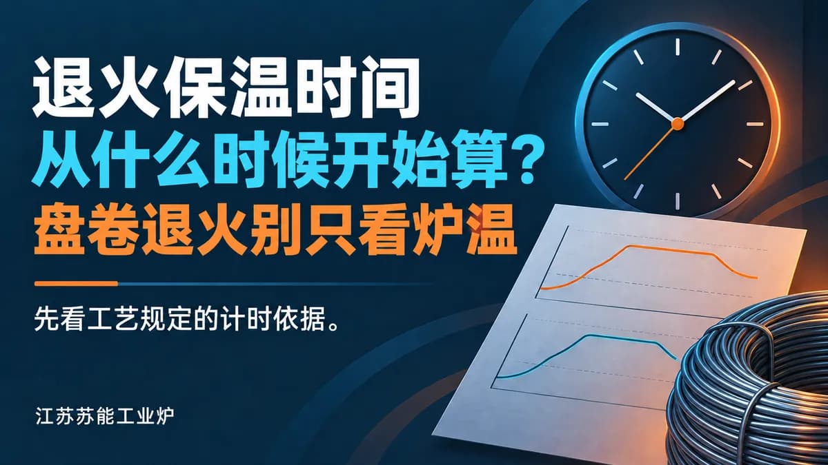 退火保温时间从什么时候开始算?盘卷退火别只看炉温封面图